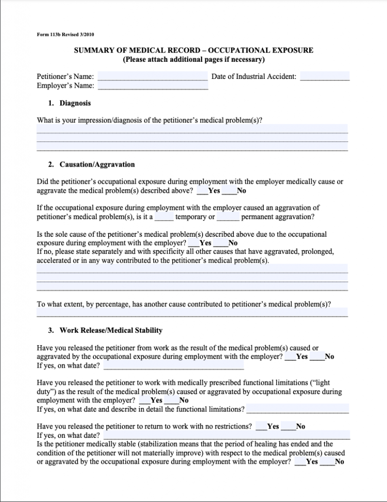 Form 113b