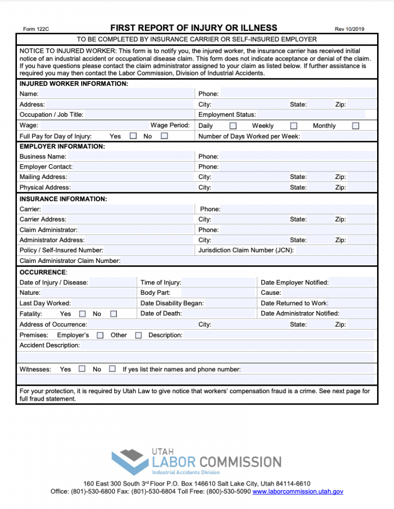 Form 122 C