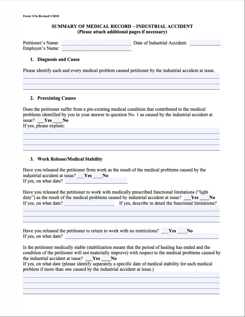Form 113a