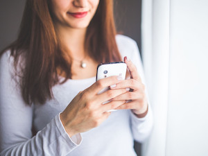 Woman on the phone